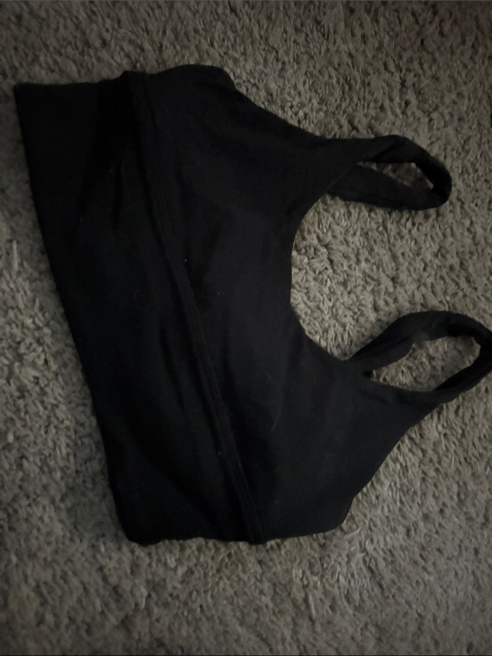 lululemon athletica Black Scoop-Back Seamless Sports Bra